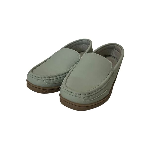 My Slippers Women’s Moccasin Slippers 8 Mint Green Leather Comfort My Pillow - Picture 1 of 8